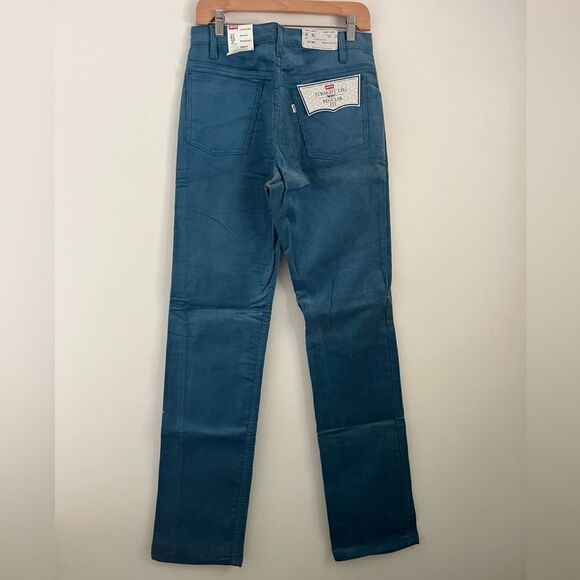 VINTAGE Levi’s 519 Blue Corduroy Pants 31 x 34 - Picture 6 of 9